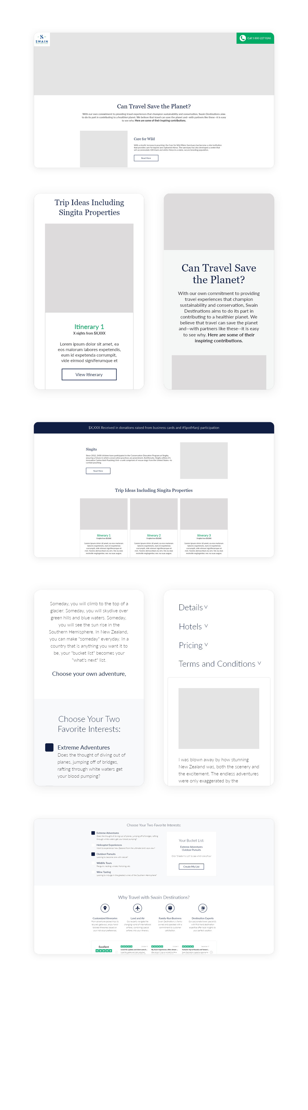 Email Wireframes